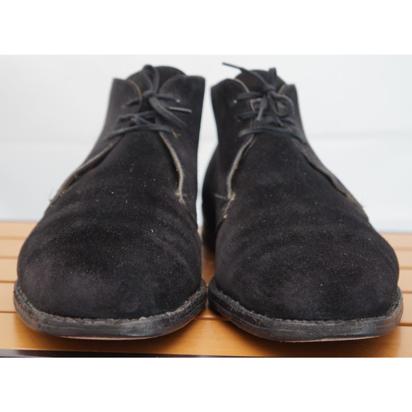 New & Lingwood Chucka Boots Mens 9 US Black Suede England Leather Dress Shoe main image 8
